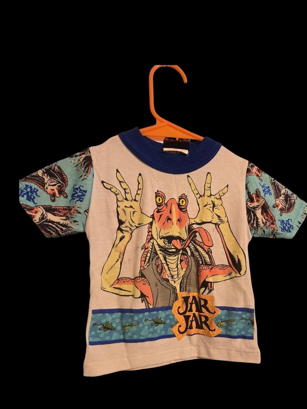 Vintage | Star Wars Jar Jar Binks Graphic Kids Tee